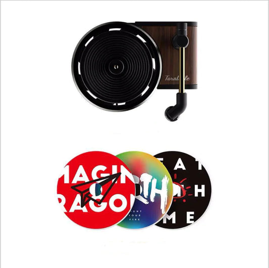 Retro Record Player Car Air Freshener Decoration