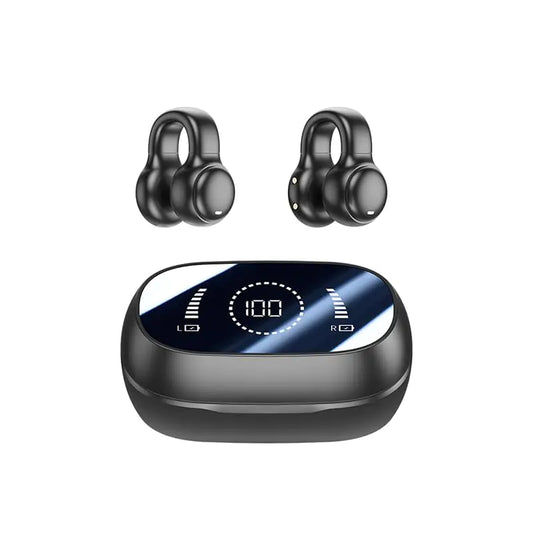 Auriculares Bluetooth de Oído Abierto (Negro) Open ear