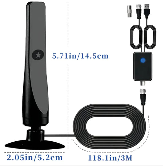 HDTV Vertical Suction Antenna